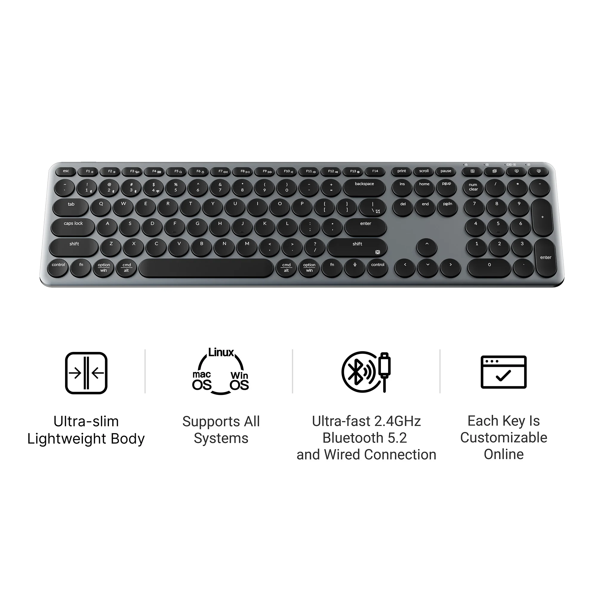Featured Slim Keyboard