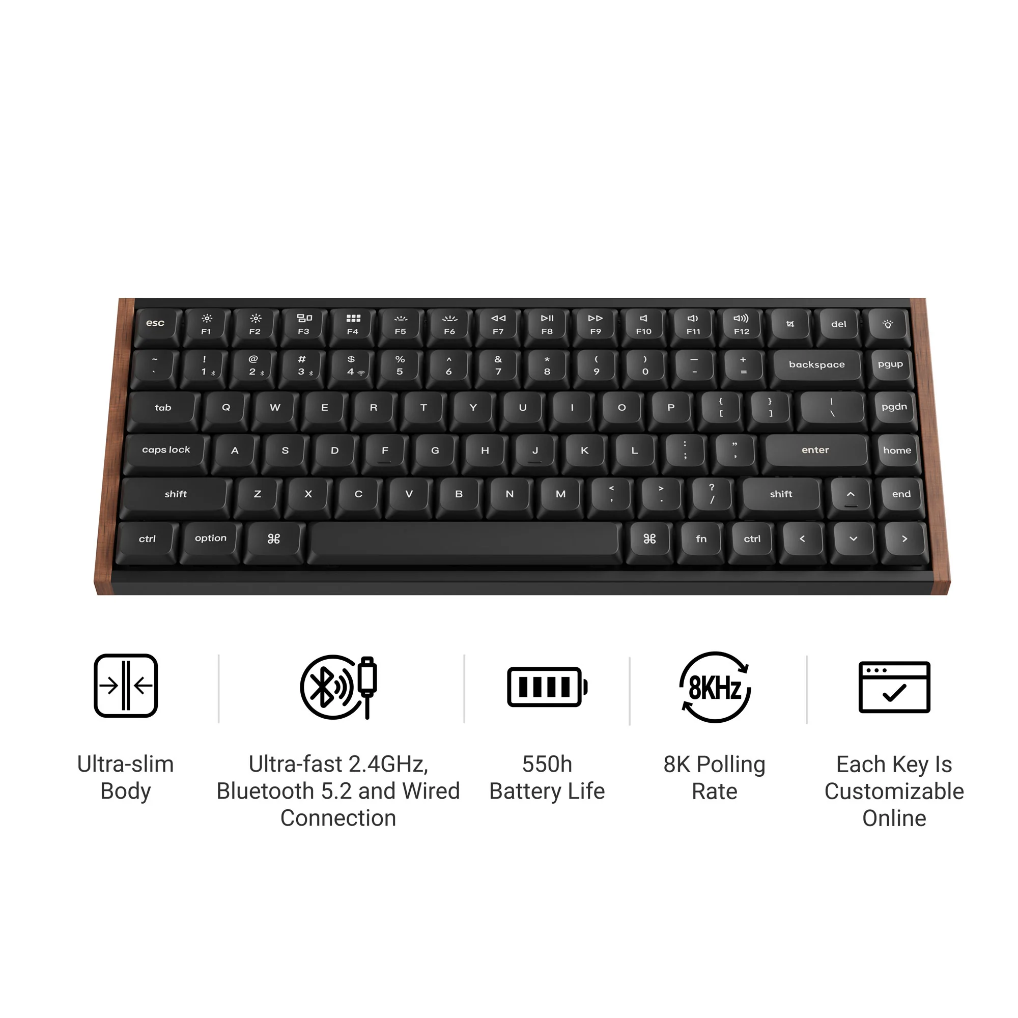 Add-on for Low Profile Double Shot PBT Keycap Set Version 2